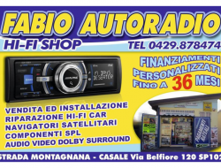 Fabio autoradio hi-fi shop di faggion fabio - Stereofonia ed alta fedelta' - Casale di Scodosia (Padova)